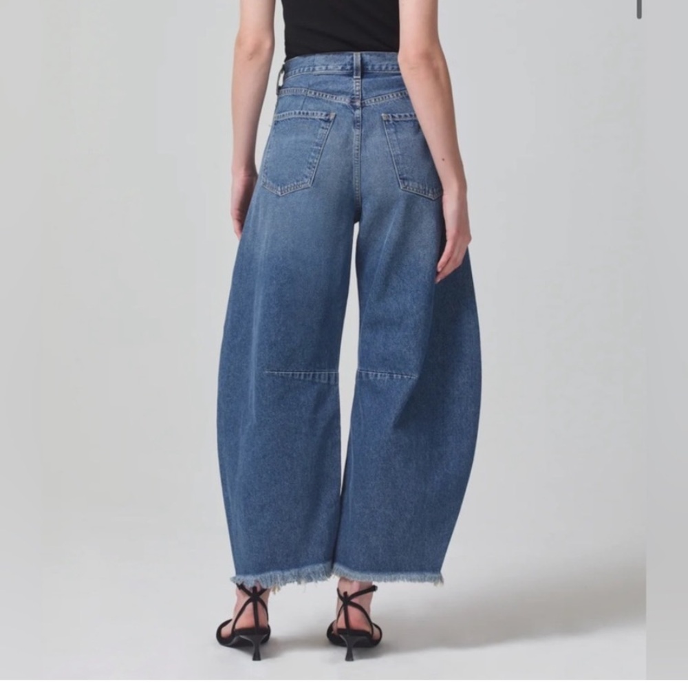Citizens Of Humanity Distressed Blue High Rise Jeans - Picture 8 of 15